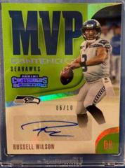 Russell Wilson Football Cards 2018 Panini Contenders MVP Autographs Prices
