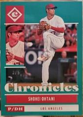 Shohei Ohtani [Green] #31 Baseball Cards 2022 Panini Chronicles Prices