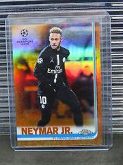 Neymar Jr [Orange Refractor] Soccer Cards 2018 Topps Chrome UEFA Champions League Prices