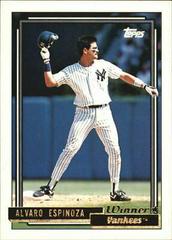 Alvaro Espinoza #243 Baseball Cards 1992 Topps Gold Prices