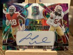 Fred Warner [Hyper] Football Cards 2022 Panini Spectra Full Spectrum Autographs Prices