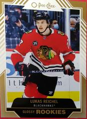 Lukas Reichel [Gold] #R-1 Hockey Cards 2022 Upper Deck O Pee Chee Glossy Prices