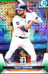 Riley Greene [Mega Box Mojo Green] #90 Baseball Cards 2023 Bowman Prices