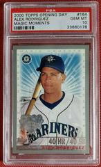 Alex Rodriguez [Magic Moments] #164 Baseball Cards 2000 Topps Opening Day Prices