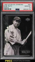 Babe Ruth [Single] Baseball Cards 1999 Upper Deck Black Diamond Prices