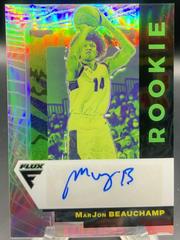MarJon Beauchamp Basketball Cards 2022 Panini Chronicles Draft Picks Flux Rookie Autographs Prices