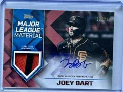 Joey Bart Baseball Cards 2022 Topps Major League Material Autographs Prices