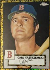 Carl Yastrzemski [Black Gold] Baseball Cards 2021 Topps Chrome Platinum Anniversary Prices