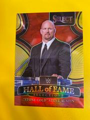 Stone Cold Steve Austin [Gold Prizm] Wrestling Cards 2022 Panini Select WWE Hall of Fame Selections Prices
