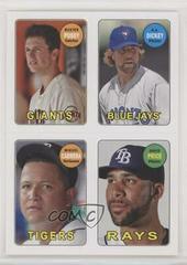 Buster Posey, David Price, Miguel Cabrera, R.A. Dickey #PDCP Baseball Cards 2013 Topps Archives 1969 4 in 1 Stickers Prices