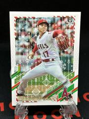 Shohei Ohtani #HW80 Baseball Cards 2021 Topps Holiday Mega Box Prices