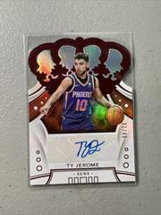 Ty Jerome [Red] #CR-TJR Basketball Cards 2019 Panini Crown Royale Rookie Autographs Prices