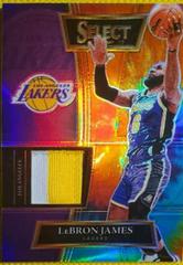 LeBron James [Tie Dye Prizm] Basketball Cards 2021 Panini Select Selective Swatches Prices