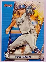 Chris Paddack [Blue Refractor] #2 Baseball Cards 2019 Bowman's Best Prices