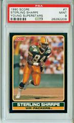 Sterling Sharpe #7 Football Cards 1990 Panini Score Young Superstars Prices