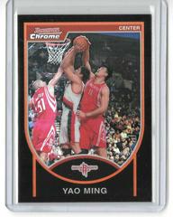 Yao Ming Refractor Basketball Cards 2007 Bowman Chrome Prices