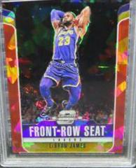 LeBron James [Red Cracked Ice] #7 Basketball Cards 2018 Panini Contenders Optic Front Row Seat Prices