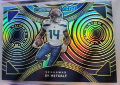 DK Metcalf [Yellow Electric Etch] #24 Football Cards 2023 Panini Obsidian Tunnel Vision Prices