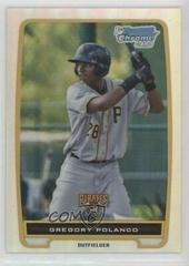 Gregory Polanco [Refractor] #BCP182 Baseball Cards 2012 Bowman Chrome Prospects Prices