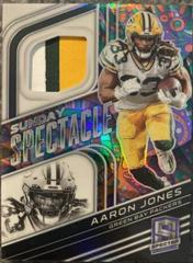 Aaron Jones [Psychedelic] Football Cards 2022 Panini Spectra Sunday Spectacle Prices