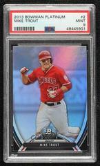Mike Trout #2 Baseball Cards 2013 Bowman Platinum Prices