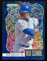 Ken Griffey Jr. [Navy Blue Kaleidoscope Prizm] Baseball Cards 2021 Panini Prizm Old School Prices