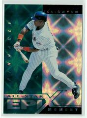 Tony Gwynn [Moment Emerald] #E9 Baseball Cards 1998 Pinnacle Epix Prices