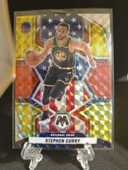 Stephen Curry [Choice Black Gold] Basketball Cards 2021 Panini Mosaic Prices