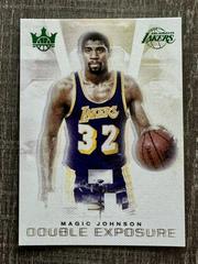 Magic Johnson [Jade] #27 Basketball Cards 2022 Panini Court Kings Double Exposure Prices