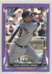 Nick Castellanos [Purple Refractor] #2 Baseball Cards 2014 Bowman Chrome Prices