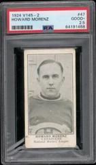 Howard Morenz Hockey Cards 1924 V145-2 Prices