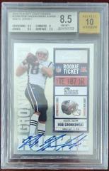Rob Gronkowski [White Jersey] #229 Football Cards 2010 Playoff Contenders Prices