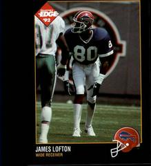 James Lofton Football Cards 1992 Collector's Edge Prices