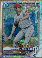 Andrew Painter [Sparkle Refractor] Baseball Cards 2021 Bowman Draft Chrome Prices