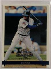 Ken Griffey Jr. #99 Baseball Cards 1997 Panini Donruss Signature Prices