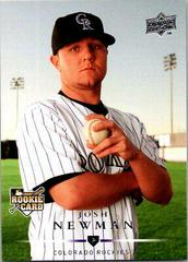 Josh Newman #333 Baseball Cards 2008 Upper Deck Prices