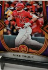 Mike Trout [Amethyst] #18 Baseball Cards 2022 Topps Museum Collection Prices