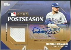 Nathan Eovaldi [Gold] #PPAR-NE Baseball Cards 2024 Topps Postseason Performance Autograph Relic Prices