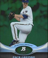 Zack Greinke Baseball Cards 2011 Bowman Platinum Prices