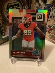 Jalen Carter [Holo] #2 Football Cards 2023 Panini Chronicles Draft Picks Donruss Optic Rated Rookie Prices