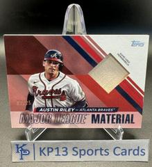 Austin Riley [Red] #MLM-ARI Baseball Cards 2024 Topps Major League Material Prices