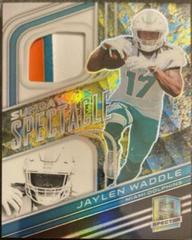 Jaylen Waddle [Neon Splatter] #SS-JWA Football Cards 2022 Panini Spectra Sunday Spectacle Prices