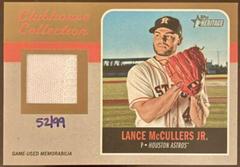 Lance McCullers Jr. [Gold] #LM Baseball Cards 2019 Topps Heritage Clubhouse Collection Relics Prices