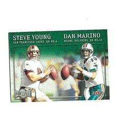 Steve Young, Dan Marino [Emerald] Football Cards 2000 Fleer Metal Prices