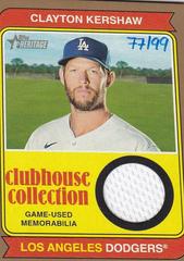 Clayton Kershaw [Gold] #CCR-CK Baseball Cards 2023 Topps Heritage Clubhouse Collection Relics Prices