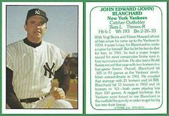 John Blanchard Baseball Cards 1978 TCMA the 1960's Prices