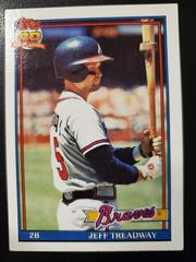 Jeff Treadway #139 Baseball Cards 1991 Topps Prices