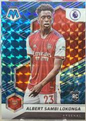 Albert Sambi Lokonga [Genesis] #61 Soccer Cards 2021 Panini Mosaic Premier League Prices