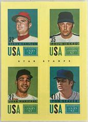 Tom Seaver, Phil Niekro, Juan Marichal, Steve Carlton #6 Baseball Cards 2014 Panini Golden Age Star Stamps Prices