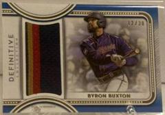Byron Buxton [Blue] #DJR-BB Baseball Cards 2022 Topps Definitive Jumbo Relic Collection Prices